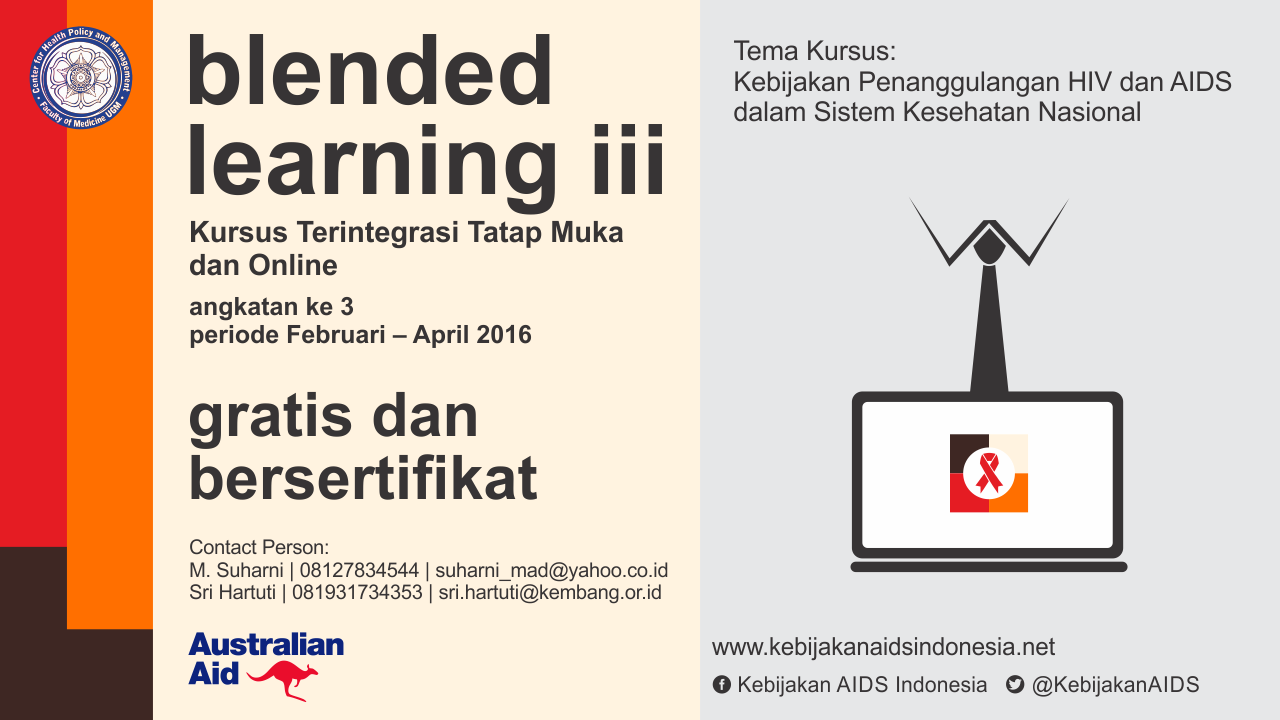 Blended Learnign III | Kebijakan AIDS Indonesia PKMK FK UGM