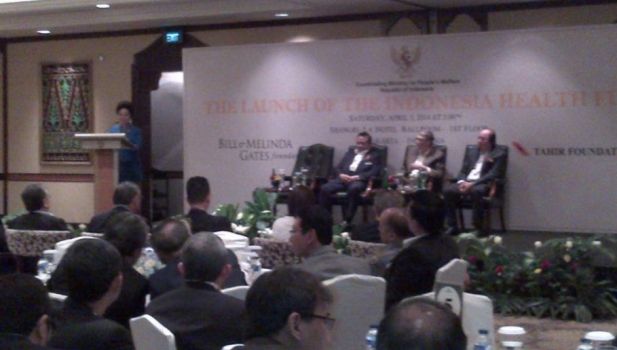 Suasana peluncuran The Indonesia Health Fund. (sumber: Investor Daily)