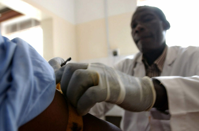 The government gives foreign inmates treatment for only opportunistic infections, such as tuberculosis [EPA]