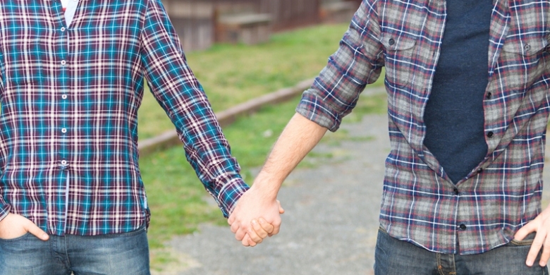 Ilustrasi pasangan gay. Shutterstock 