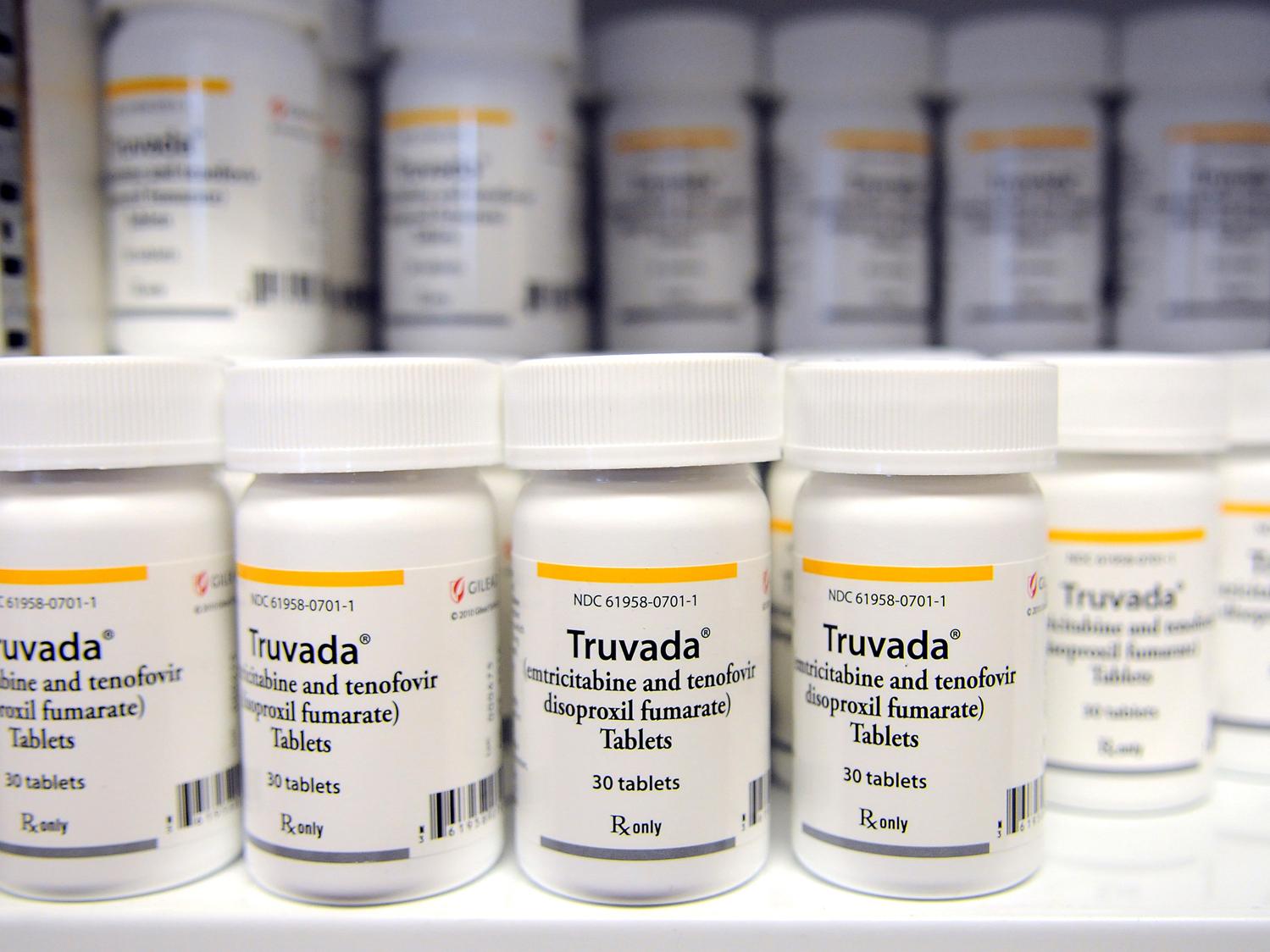 Truvada, an FDA-approved drug to help prevent HIV infection, is among the AIDS drugs that fill pharmacy shelves at the Whitman-Walker clinic, a Washington, D.C., community health center.
