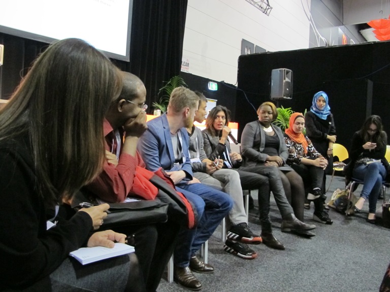 Nuraan Osman, aktivis HIV dan kekerasan terhadap perempuan di Afrika Selatan (Foto: Dina Indrasafitri)