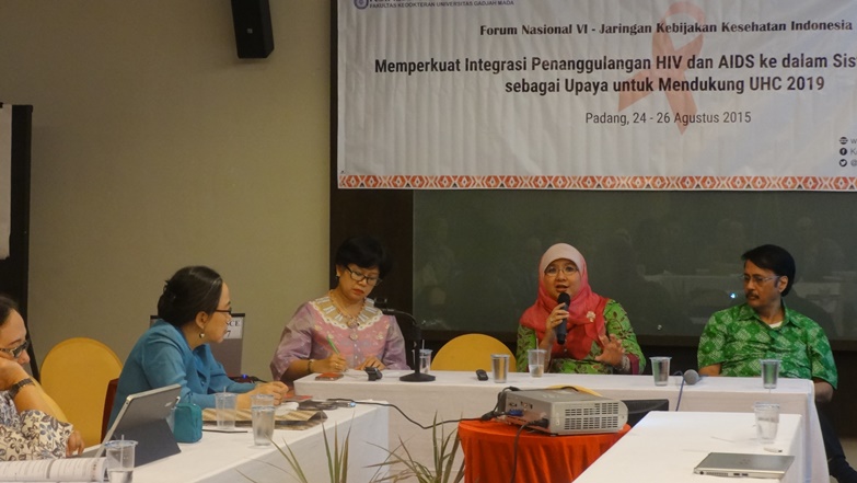 Suasana Diskusi Pokja HIV AIDS ForNas VI JKKI